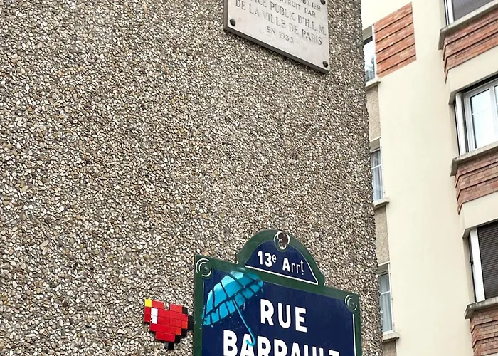 13 Quartier Butte-aux-cailles شقة باريس